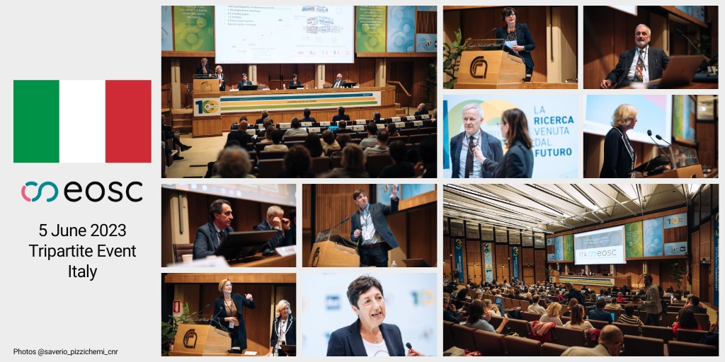 Immagini dall'assemblea tripartita italiana per EOSC